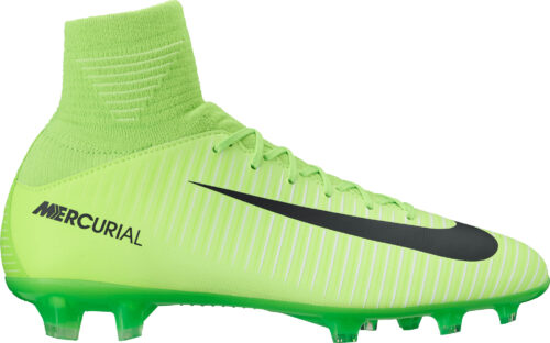 Nike Kids Mercurial Superfly V FG – Electric Green/Flash Lime