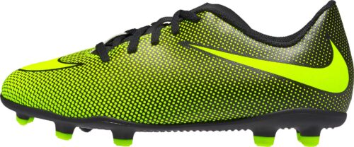 Nike Kids Bravata II FG – Black/Volt