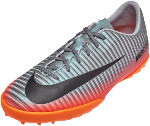 Nike Kids Mercurial Victory VI TF – CR7 – Cool Grey/Metallic Hematite