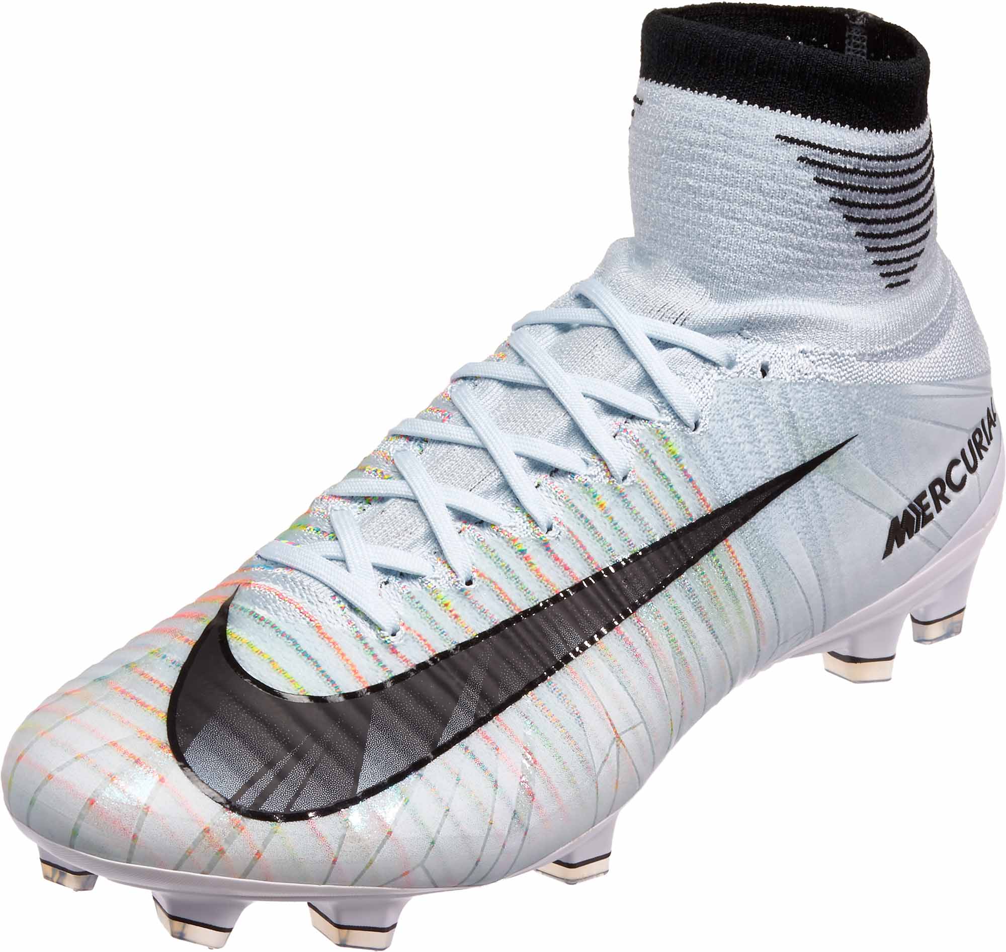 cr7 cleats black and blue