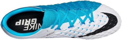 Nike Hypervenom Phantom III FG – White/Photo Blue