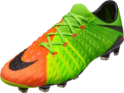 Nike Hypervenom Phantom III FG – Electric Green/Hyper Orange