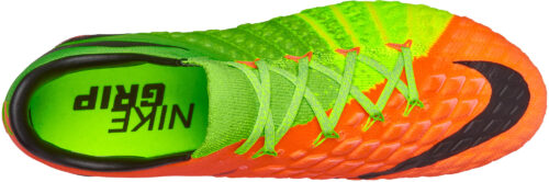 Nike Hypervenom Phantom III FG – Electric Green/Hyper Orange