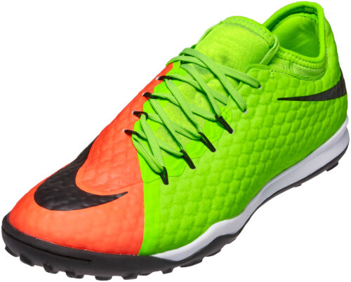 Nike HypervenomX Finale II TF – Electric Green/Hyper Orange