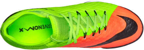 Nike HypervenomX Finale II TF – Electric Green/Hyper Orange