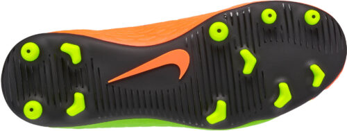 Nike Kids Hypervenom Phade III FG – Electric Green/Hyper Orange