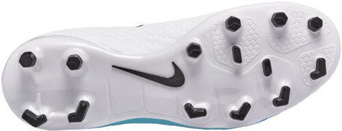 Nike Kids Hypervenom Phelon III FG – White/Photo Blue
