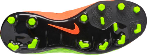 Nike Kids Hypervenom Phelon III FG – Electric Green/Hyper Orange