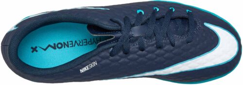 Nike Kids HypervenomX Phelon III IC – Obsidian/White