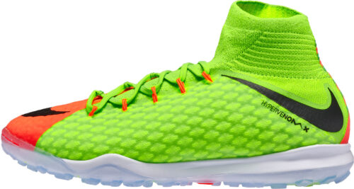 Nike Kids HypervenomX Proximo II TF – Electric Green/Hyper Orange
