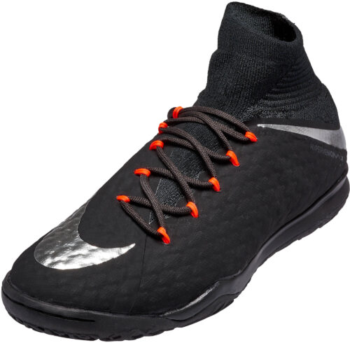 Nike Kids HypervenomX Proximo II IC – Black/Anthracite