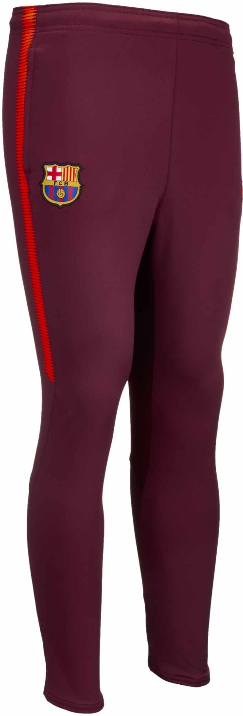 Nike Kids Barcelona Training Pants – Night Maroon/Hyper Crimson