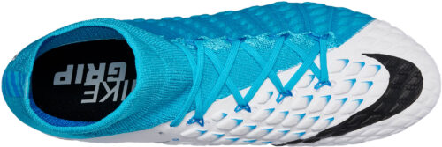 Nike Hypervenom Phantom III DF FG – White/Photo Blue