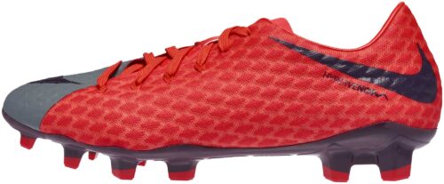 Nike Womens Hypervenom Phelon III FG – Cool Grey/Purple Dynasty