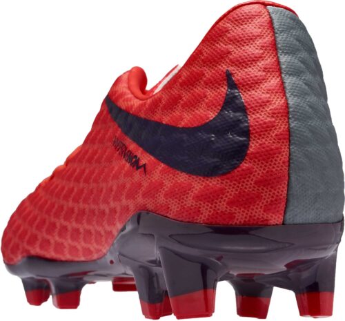 Nike Womens Hypervenom Phelon III FG – Cool Grey/Purple Dynasty
