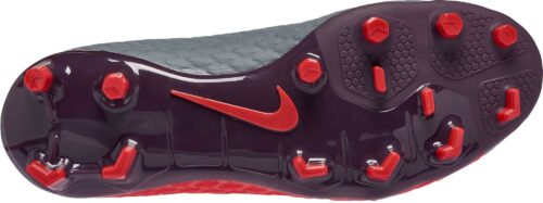 Nike Womens Hypervenom Phelon III FG – Cool Grey/Purple Dynasty