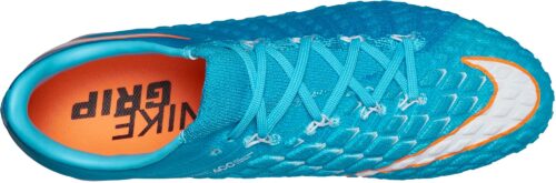 Nike Womens Hypervenom Phantom III FG – Polarized Blue/White