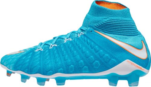 Nike Womens Hypervenom Phantom III DF FG – Polarized Blue/White