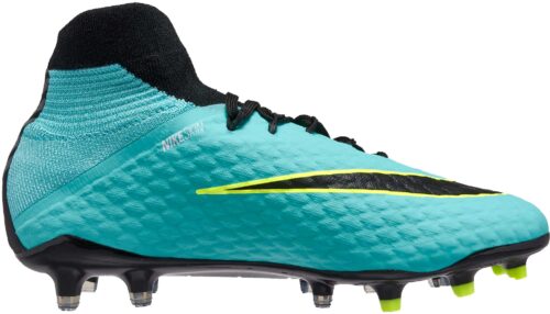 Nike Womens Hypervenom Phatal III DF FG – Light Aqua/White