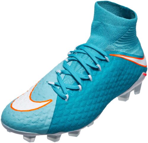 Nike Womens Hypervenom Phatal III DF FG – Polarized Blue/White