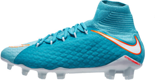 Nike Womens Hypervenom Phatal III DF FG – Polarized Blue/White