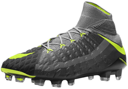 Nike Hypervenom Phantom III DF FG – SE – Wolf Grey/Volt