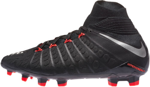 Nike Kids Hypervenom Phantom DF III FG – Black/Anthracite