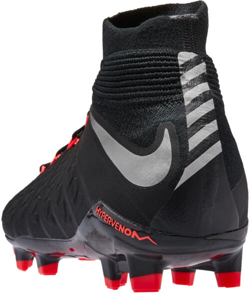 Nike Kids Hypervenom Phantom DF III FG – Black/Anthracite