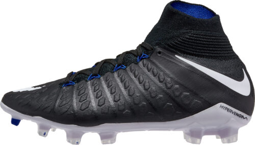 Nike Kids Hypervenom Phantom III DF FG – Black/White