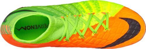 Nike Kids Hypervenom Phantom DF III FG – Electric Green/Hyper Orange