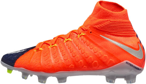 Nike Kids Hypervenom Phantom III DF FG – Deep Royal/Chrome