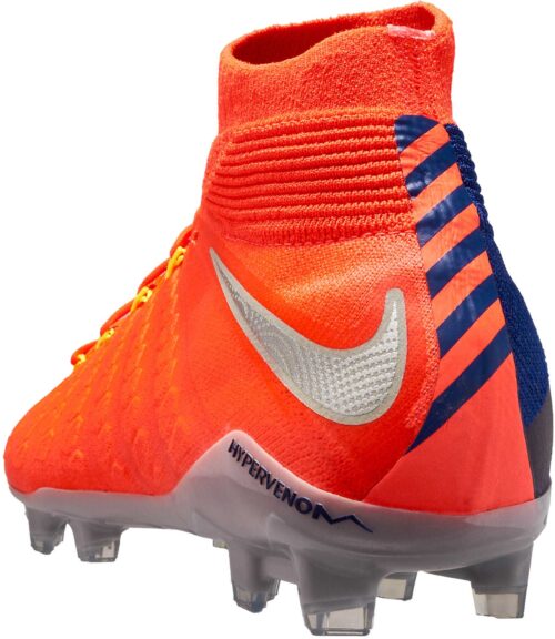 Nike Kids Hypervenom Phantom III DF FG – Deep Royal/Chrome