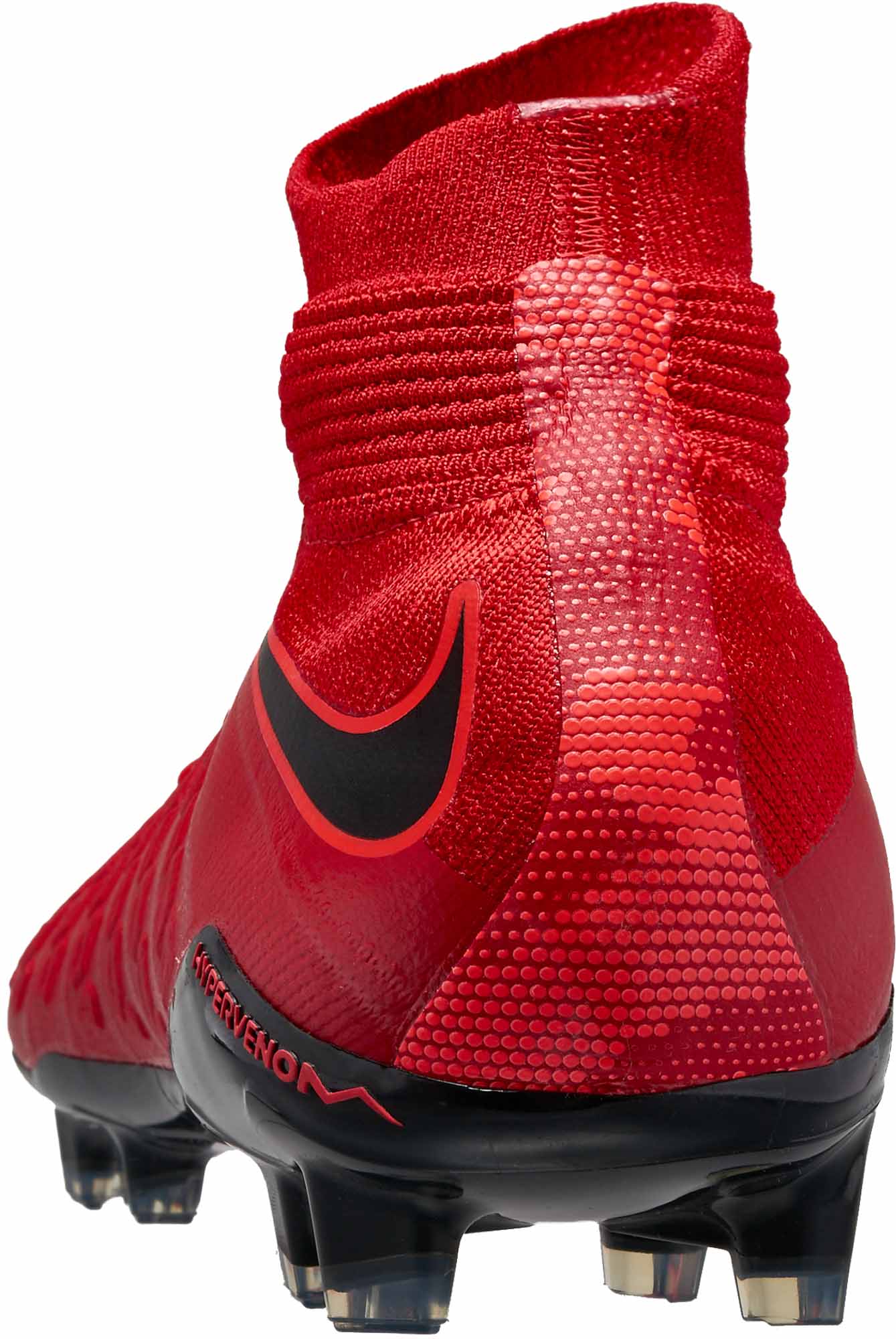 Kids Hypervenom Phantom III FG - Red Soccer Cleats