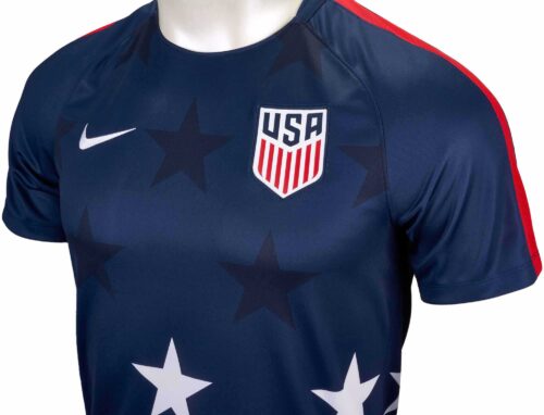 Nike USA Gold Cup Pre-Match Top – Midnight Navy/University Red