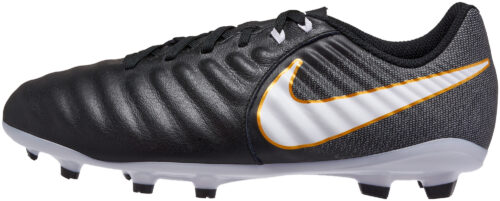 Nike Kids Tiempo Ligera IV FG – Black/White