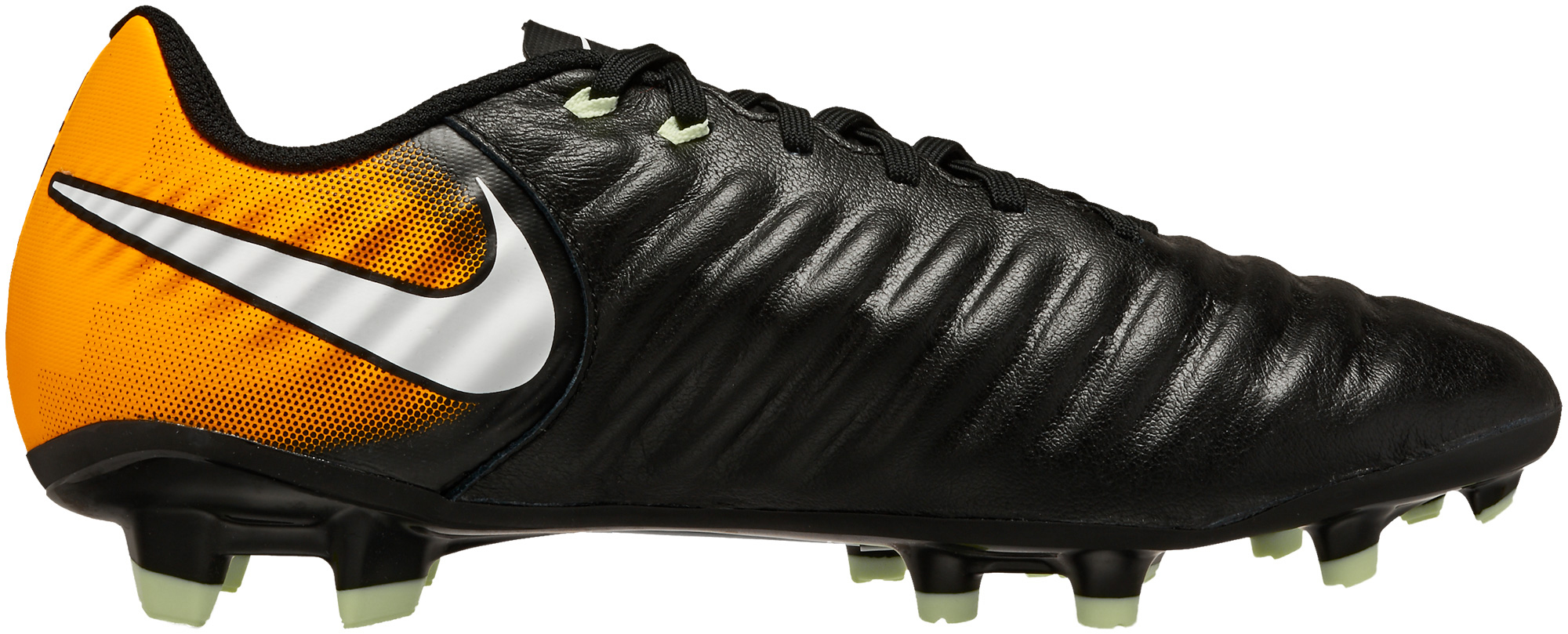 Nike Tiempo Ligera IV FG - Black and Laser Nike Soccer Cleats