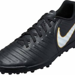 Nike TiempoX Rio IV Turf Soccer Shoes - Black