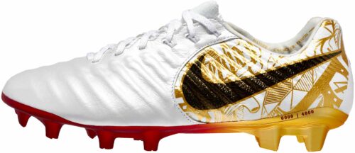 Nike Tiempo Legend VII SE FG – Sergio Ramos – White/Metallic Vivid Gold