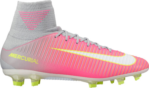Nike Womens Mercurial Veloce III DF FG – Hyper Pink/White