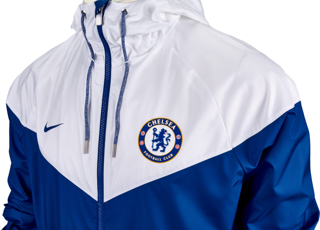 Nike Chelsea Windrunner Jacket - Rush Blue & White