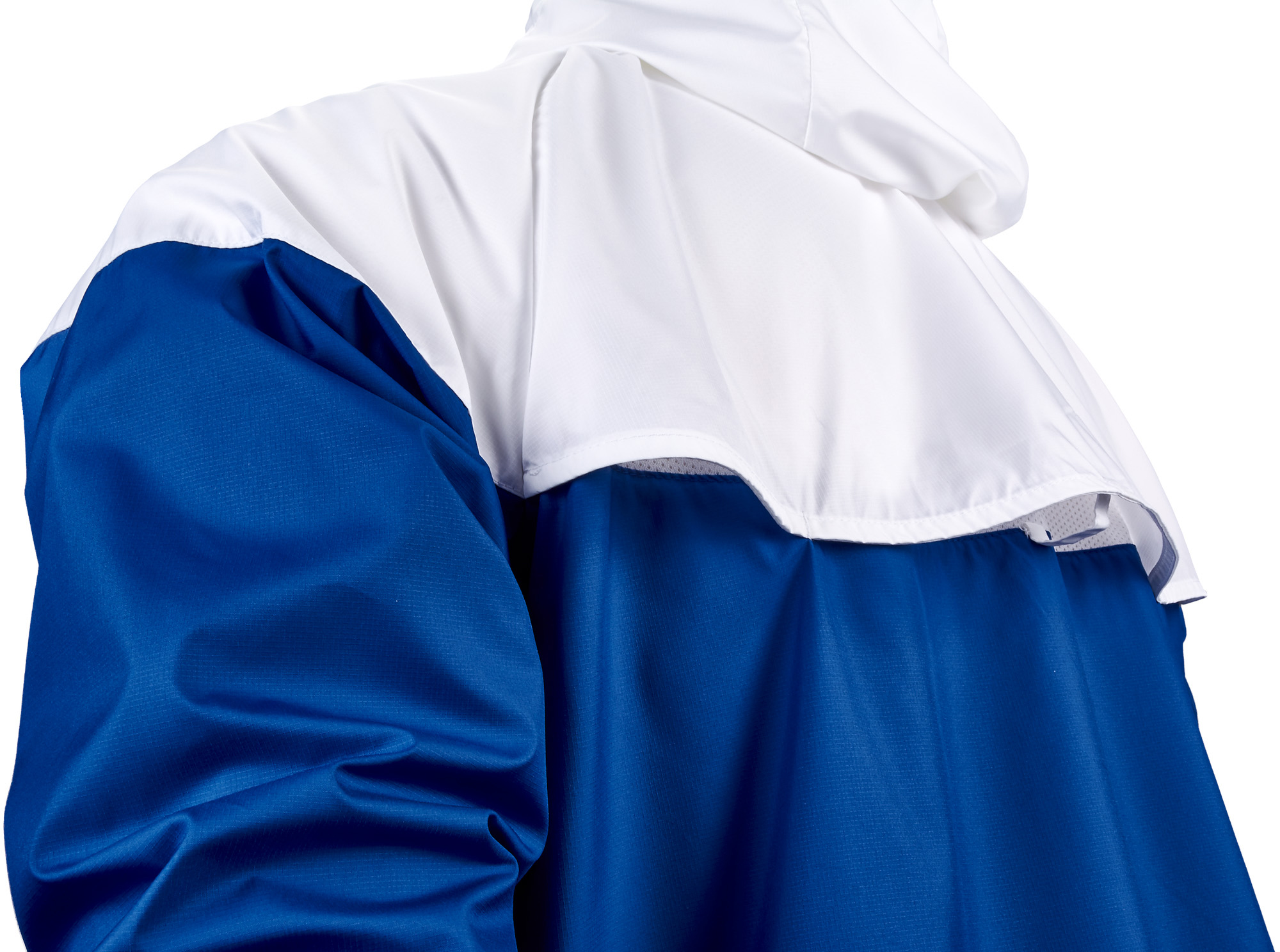 blue and white nike windrunner