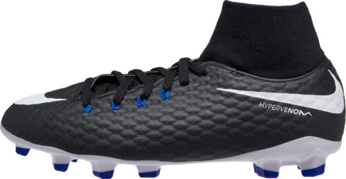 Nike Kids Hypervenom Phelon III DF FG – Black/White