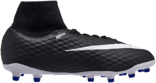 Nike Kids Hypervenom Phelon III DF FG – Black/White