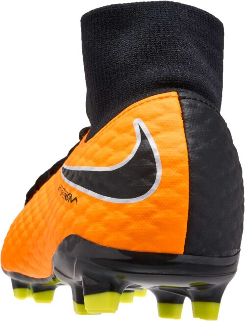 Nike Kids Hypervenom Phelon III DF FG – Laser Orange/Black