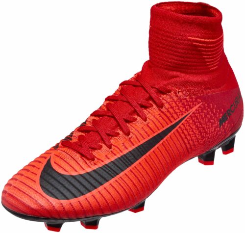 Nike Kids Mercurial Superfly V FG – University Red/Black