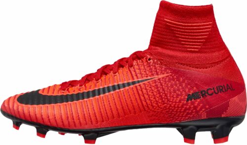 Nike Kids Mercurial Superfly V FG – University Red/Black