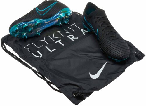 Nike Flyknit Ultra FG – Black/Gamma Blue