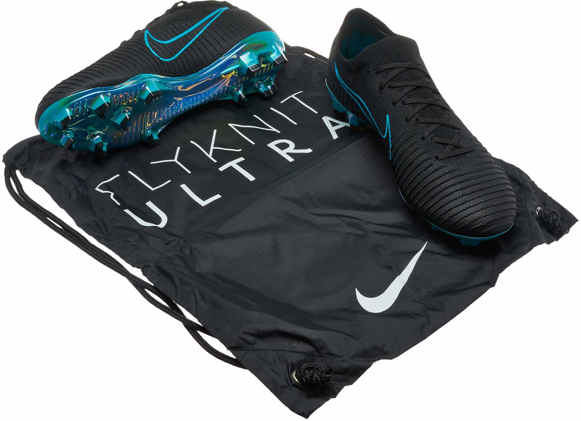 Nike Flyknit Ultra FG - Black Gamma Blue