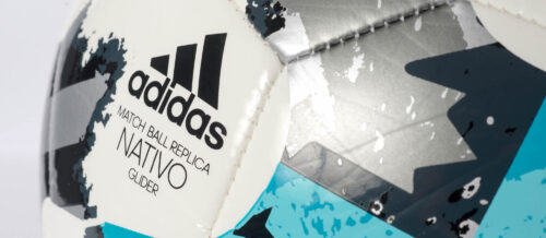 adidas 17 MLS Glider Soccer Ball – White/Energy Blue