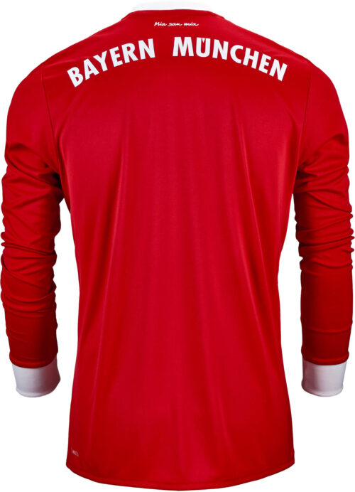 adidas Bayern Munich L/S Home Jersey 2017-18
